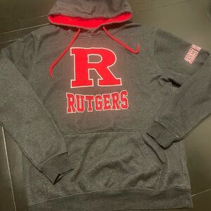 Colosseum Rutgers Charcoal Hoodie